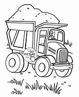 Coloring Transportation Pages Preschool Truck Dump Kids Land Toddlers Color Colouring Getdrawings Sand Getcolorings Visit Colorings sketch template