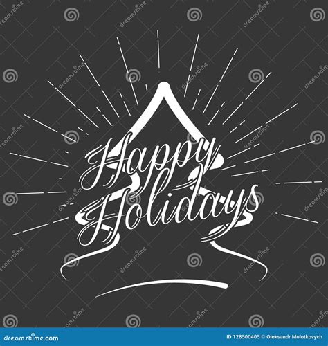 happy holidays text  greeting card flyer poster logo  text