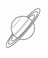 Saturn Kolorowanki Dzieci Space sketch template