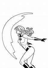 Frau Invisible Squad Ausmalbild Superheld Scribblefun Letzte Q2 sketch template