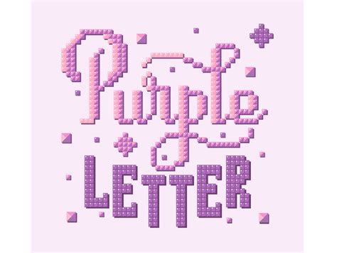 purple letter  jonnys  dribbble