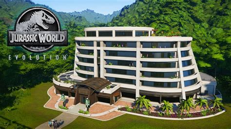 Construindo Um Hotel Jurassic World Evolution 5 Youtube