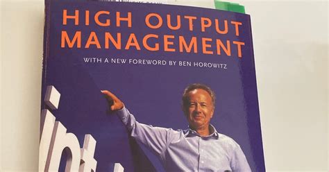 high output management  book review