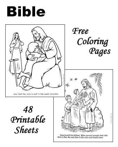 bible coloring sheets  pictures