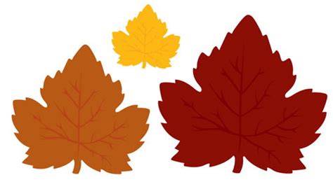 leaf cut outs clipart