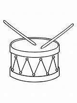 Drum Coloring Pages Printable Kids Color Mycoloring sketch template