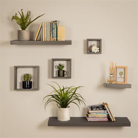 wooden floating shelves wooden wall mounted storage living room cm
