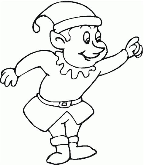 christmas elves coloring pages coloring home