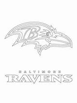 Ravens sketch template