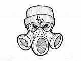 Graffiti Drawings Cholo Wizard Mask Gas Character Drawing Characters Cool Draw Skull Getdrawings Sick sketch template