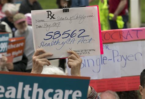californias proposed single payer healthcare system    la times