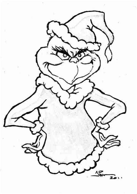 grinch stole christmas coloring pages  getcoloringscom
