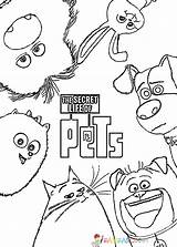 Pets Secret Life Coloring Pages Mascotas Colorear Para Print Them Dibujo Las Raskrasil sketch template