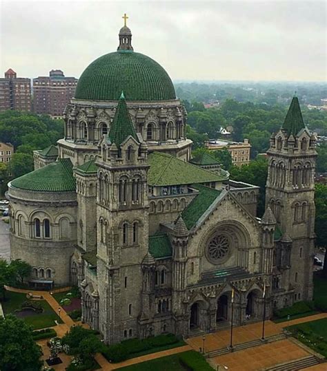 cathedral basilica  saint louis st louis mo completed     neo byzantine