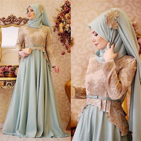 Model Kebaya Gamis √ 30 Model Gamis Kebaya Brokat Pesta Modern