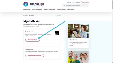 inchecken  mijncatharina folder catharina ziekenhuis