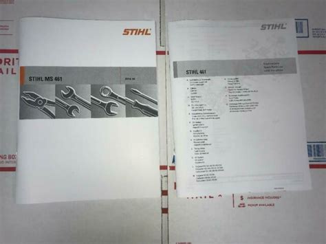 stihl ms  ms chainsaw complete service workshop repair parts list manual ebay