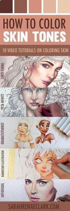 drawing pencil portraits learn   color skin tones  colored