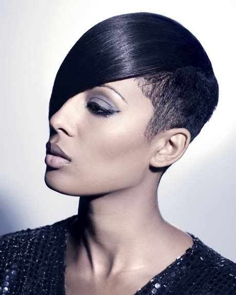 Black Short Haircut Style And Beauty