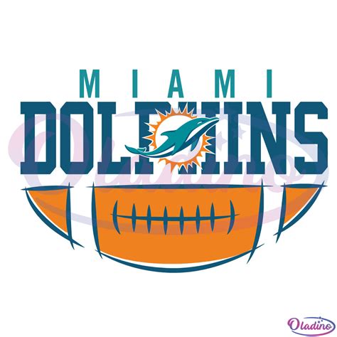 miami dolphins football team logo svg digital file dolphins svg