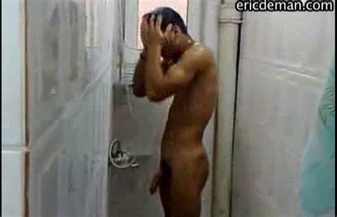 latin buddy filmed in the shower by his mate spycamfromguys hidden cams spying on men