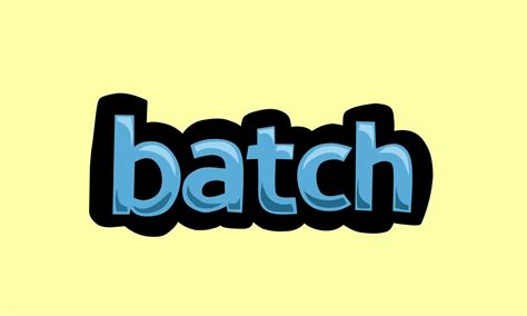 batch writing vector design   yellow background  vector art