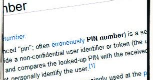 pin number  wrong   avoidable