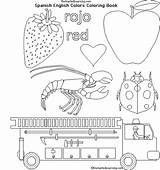 Spanish Red Worksheet Colors Coloring Preschool Rojo Kindergarten Worksheets Grade 1st Pages Enchantedlearning Learning Matching Estimate Subscribers Level Template Sponsored sketch template