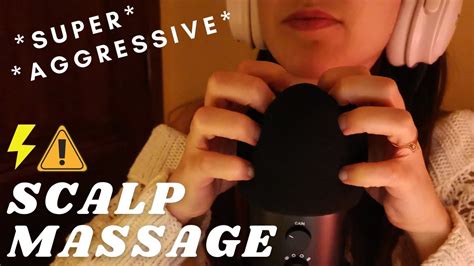 Asmr Fast And Aggressive Scalp Scratching Massage Youtube