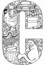 Letter Coloring Pages Alphabet Printable Things Start Letters Adults Sheknows Activities Color Kids Print Printables Adult Clipart Sheets Colouring Words sketch template
