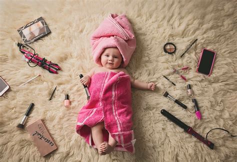 lovable  month baby photo shoot ideas