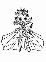 Omg Lol Doll Surprise Coloring Dolls Pages Kids Diva Lady Fun Most Drawing Populair Votes sketch template
