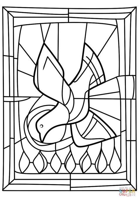 pentecost coloring page printable inactive zone
