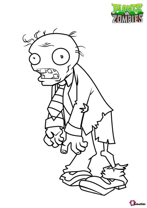 plants  zombies coloring page collection  cartoon