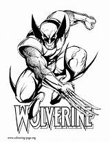 Coloring Men Wolverine Pages Colouring Claws Adamantium His Superhero Choose Board Print He Printable sketch template