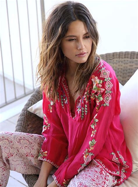 johnny was collection spring 2015 lookbook featuring the vanessa blouse in pink berry red
