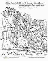 Coloring Park National Glacier Pages Joshua Tree Worksheets Mountains Rocky Designlooter Grade First Kids 29kb 389px Landscape Montana 88kb 305px sketch template