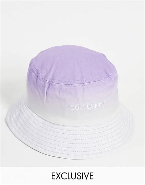 Collusion Unisex Bucket Hat In Ombre Asos