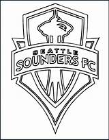 Coloring Pages Logo Arsenal Sounders Soccer Seattle Adults Kids Chivas Fc Mls Colouring Club Drawing Coloringpagesfortoddlers Getdrawings Printable Getcolorings Football sketch template