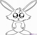 Animals Draw Cartoon Animal Easy Drawings Drawing Cute Bunny Coloring Step Pages Cartoons Clipart Rabbit Line Cool Cliparts Print Really sketch template