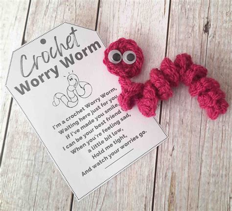 worry worm poems tags editable print  home template start crochet