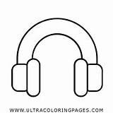 Ouvido Headphones Fones Ultracoloringpages sketch template