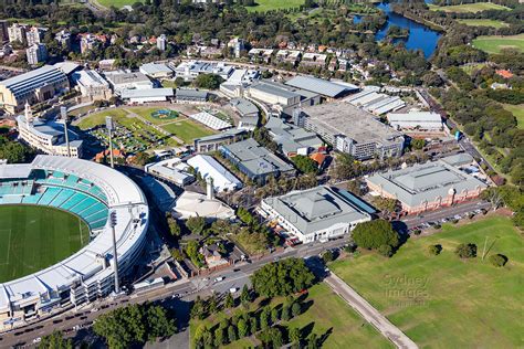 aerial stock image moore park entertainment quarter