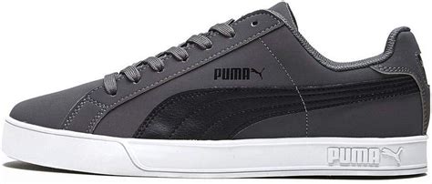 puma smash vulc trainers men grey uk amazoncouk shoes bags