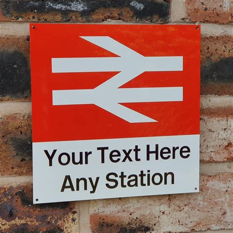 customised station sign xcm loco fleet shop
