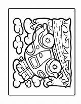 Coloring Pages Car Traveling Crayola Printable sketch template