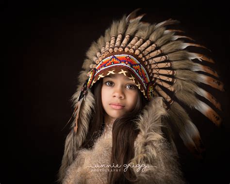 Indian Headdress Annie Griggs Photography Portrait