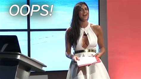 sexy news presenter barbara francesca ovieni flashes her