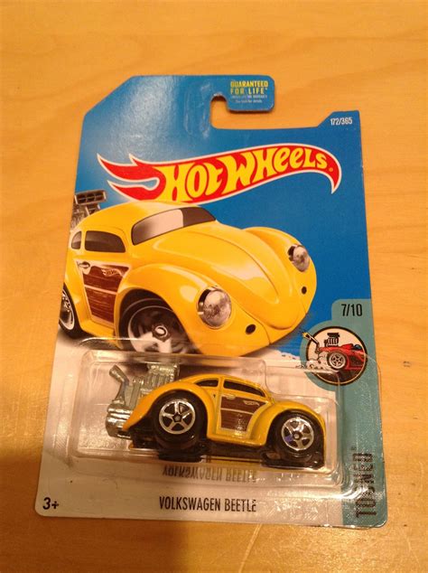 hot wheels  tooned volkswagen beetle yellow     high quality aftermarket