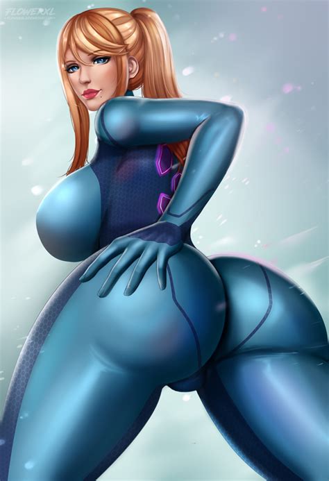 zero suit samus showing off dat ass flowerxl [metroid] western komik xxx truyen